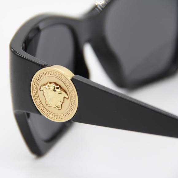 NEW VERSACE VE4452 GB1/87 BLACK WOMEN SQUARE SUNGLASSES VERSACE MOD 4452 - Picture 9 of 12